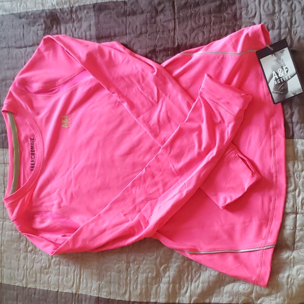 Brand new pink athletic abercombie shirt - Picture 1 of 9